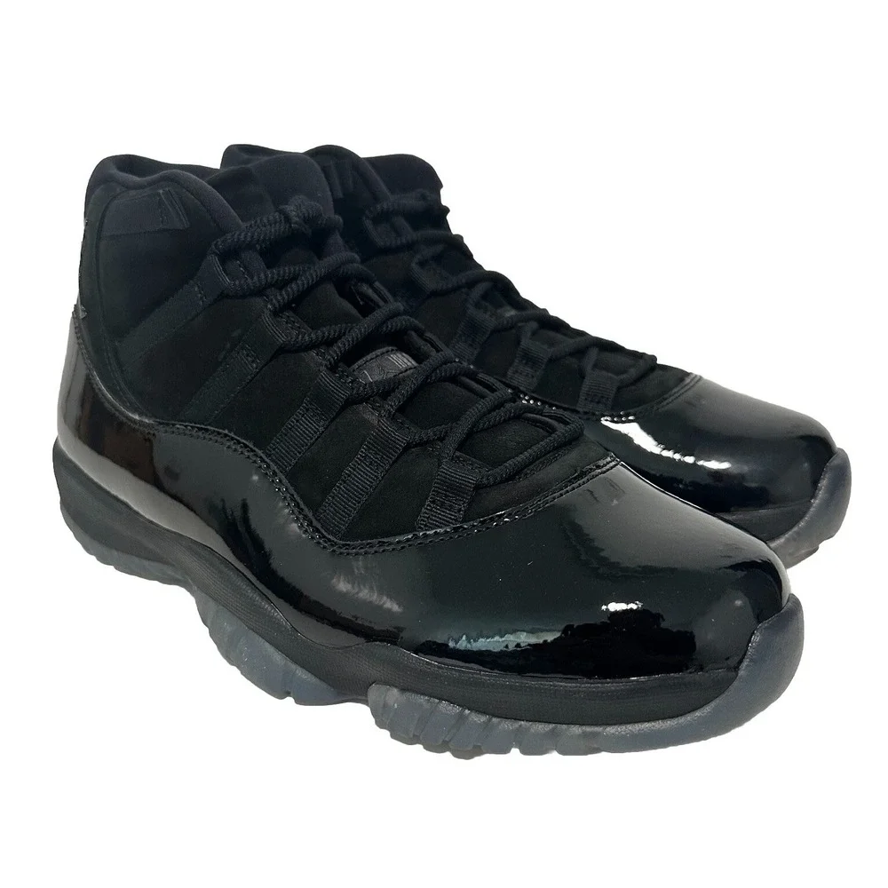 New Air Jordan 11 Cap and Gown 2018 Size 10.5 Rare Retro Authentic Black High MJ